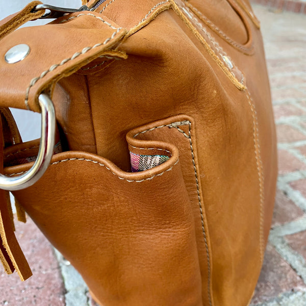 Medium Full Xela Leather Convertible Day Bag